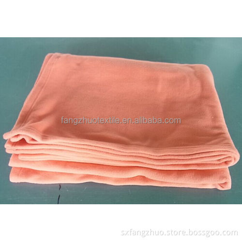 shaoxing fangzhuo factory directly cheap plain style polar fleece blanket